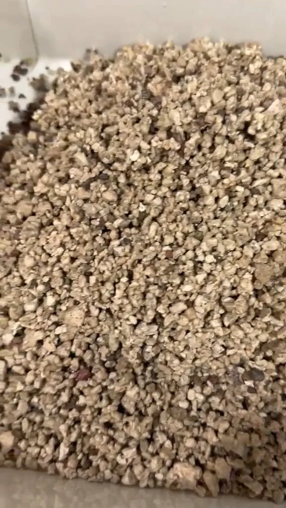 Zeolita natural del sustrato Vivert, foto real